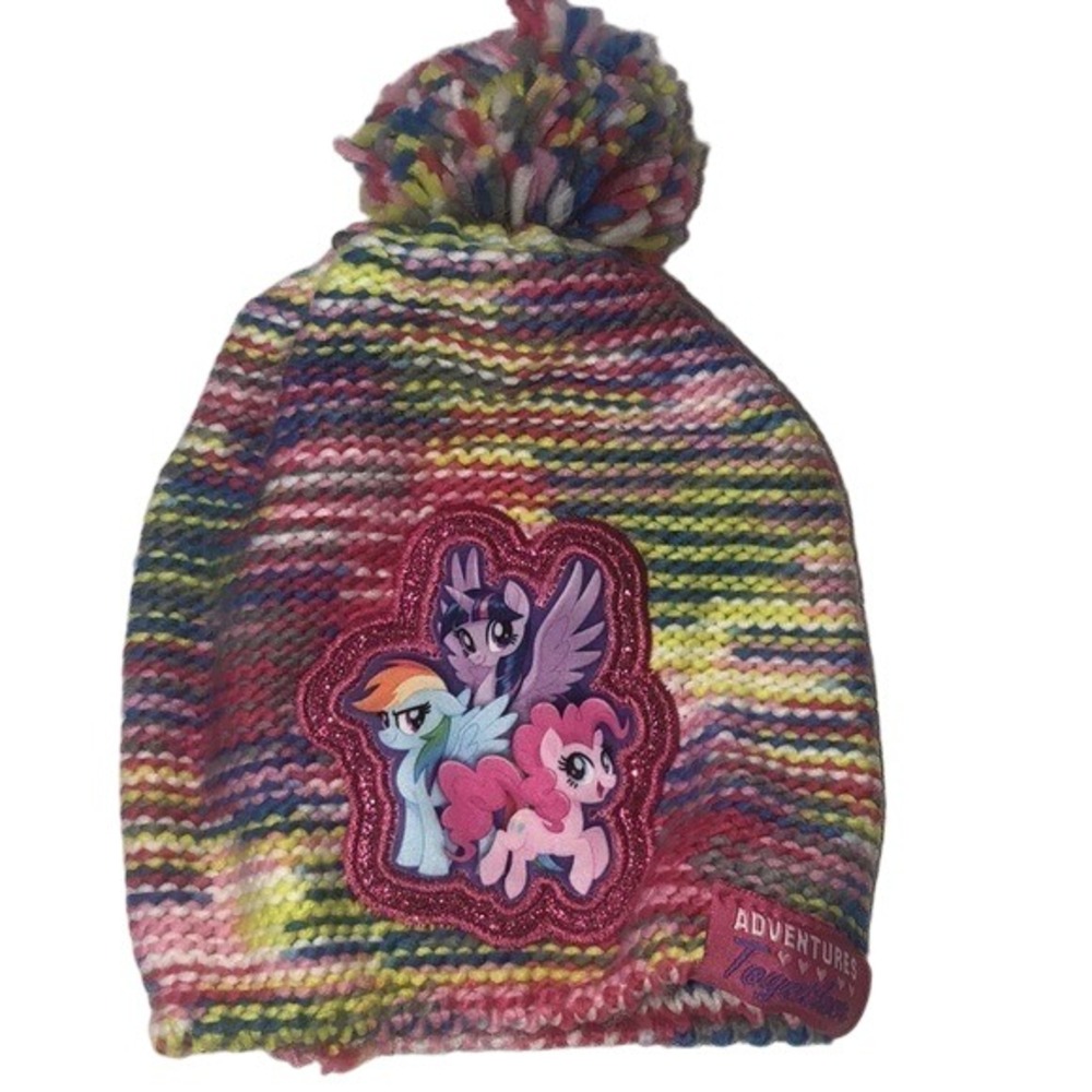 My Little Pony Adventures Together Girls Beanie Pom Hat‎